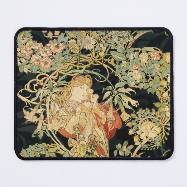 Item preview, Femme a la Marguerite - Alphonse Mucha - Vintage Art designed and sold by RickE.