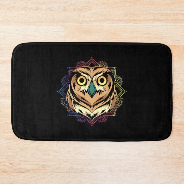 Item preview, Sacred Geometry Forest Bird Animal Mandala Owl designed and sold by MilasKloser.