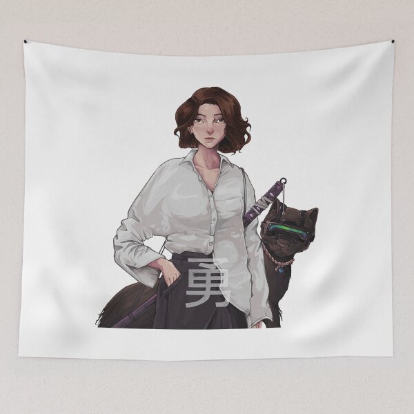 Item preview, wuzu street samurai and cybercat designed and sold by MilasKloser.