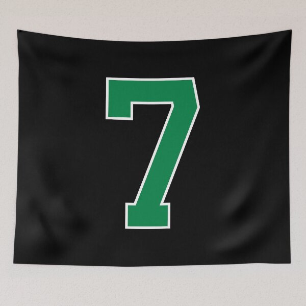 Item preview, 7 number, green lucky sports seven designed and sold by ArtIsParty.