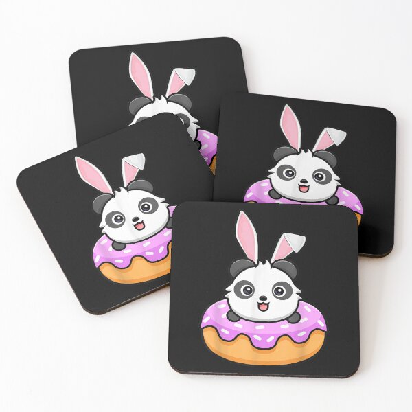 Item preview, Panda Donut Easter Day Rabbit Bunny Ears Boys Girls Kids  designed and sold by tomekae.