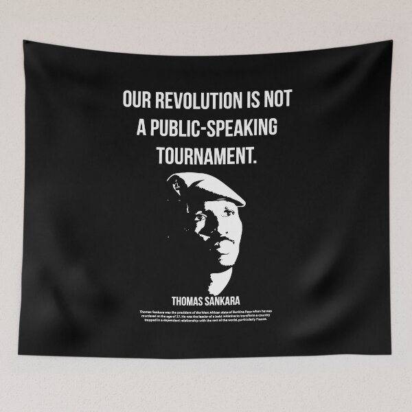 Item preview, Vintage Style Thomas Sankara Qotes Music Band designed and sold by HaysGabybkvp245.