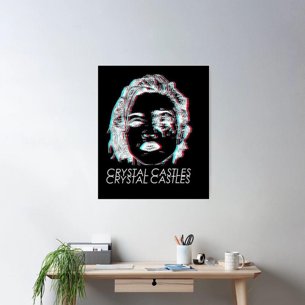 「レア」Crystal castlesクリスタル・キャッスルズ壁掛けタペストリー Crystal Castles Flag - Alice Glass Indie Synth American Tapestry