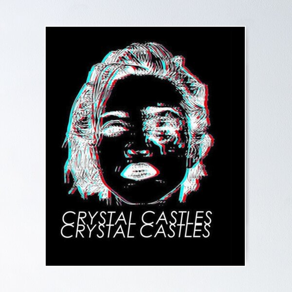 「レア」Crystal castlesクリスタル・キャッスルズ壁掛けタペストリー RARE Official Crystal Castles Banner/Tapestry 43”x30” Super Hard