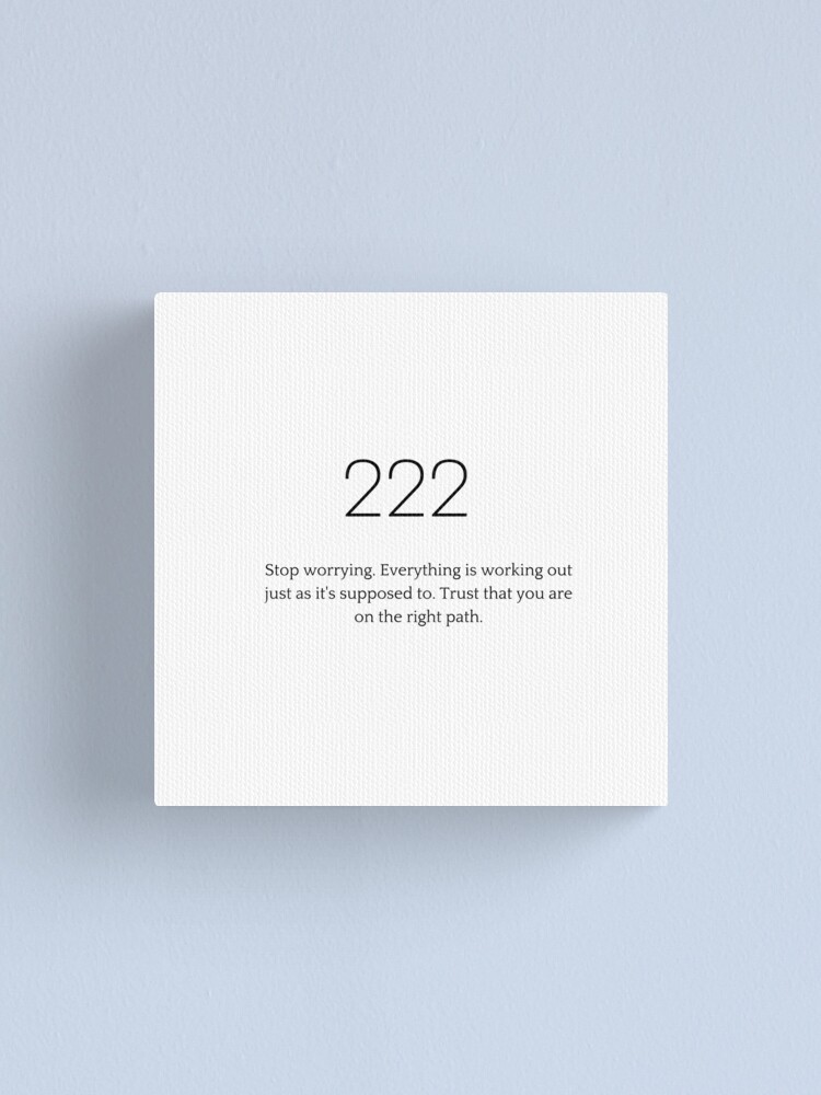 222 meaning, angel number 