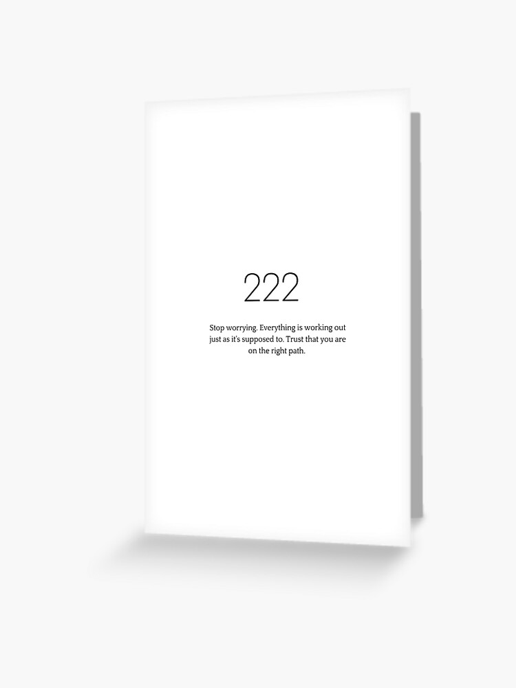 222 meaning, angel number 