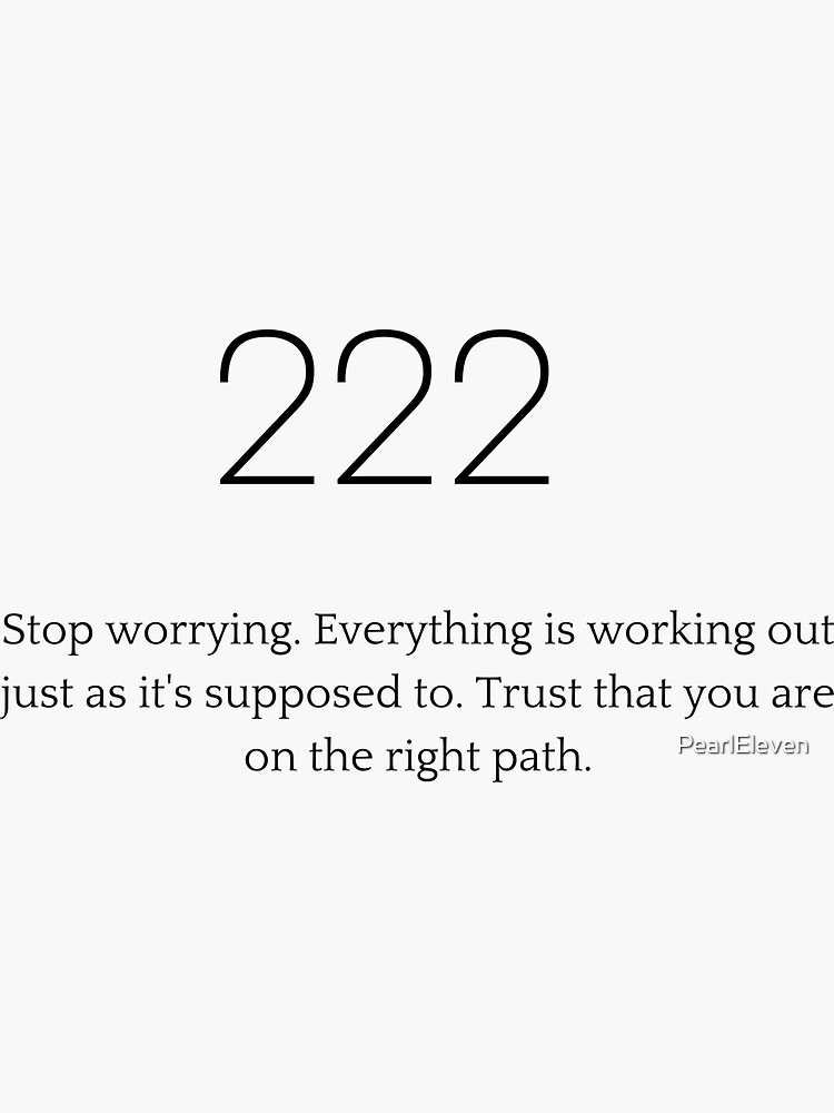 222 meaning, angel number 