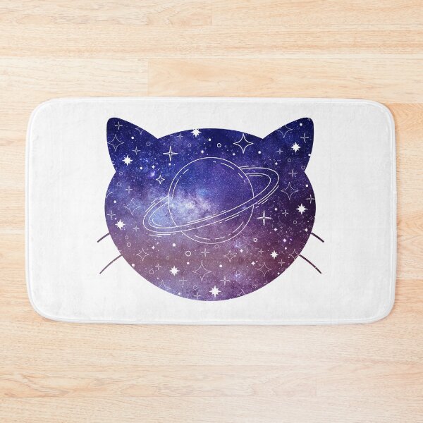 Item preview, Aesthetic Cat-Shaped Galaxy designed and sold by quinellie.