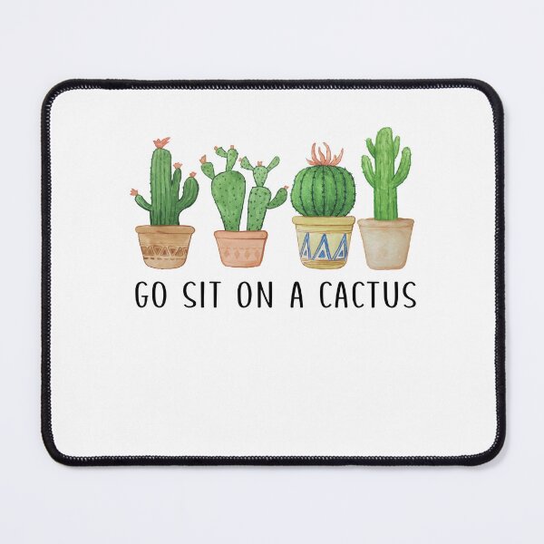 Go Sit On a Cactus Funny Cactus" Art Print for Sale by Art-of-amine |  Redbubble