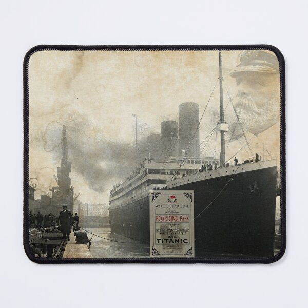 Item preview, Vintage RMS TITANIC SHIP with Boarding Pass designed and sold by artBeatandSoul.