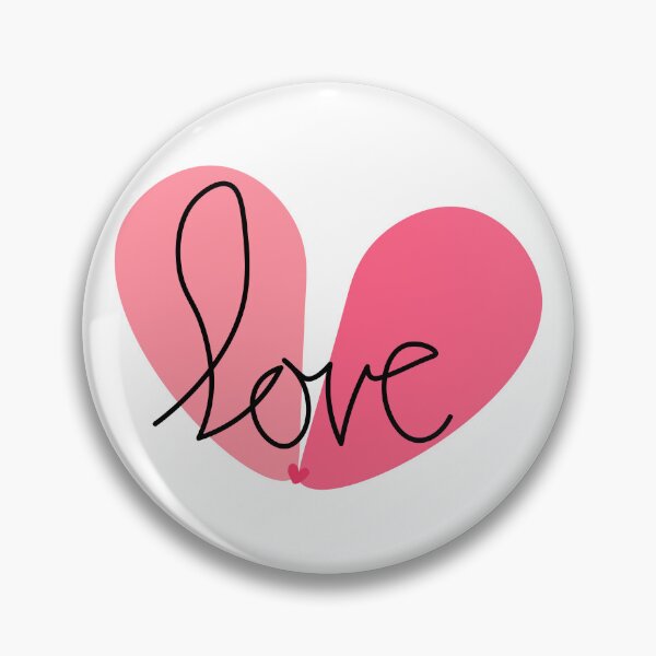 Item preview, Love sign with hand writing love in pastel color. designed and sold by diahsariw.