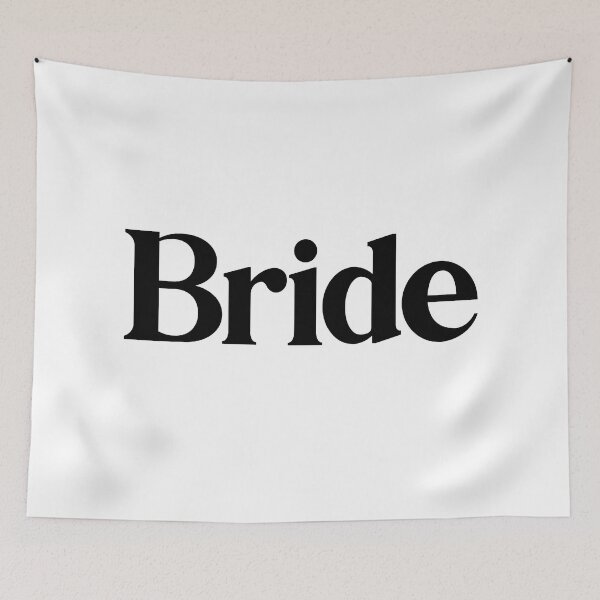 Item preview, Bride - Typography Text Design designed and sold by heyluckyseven.