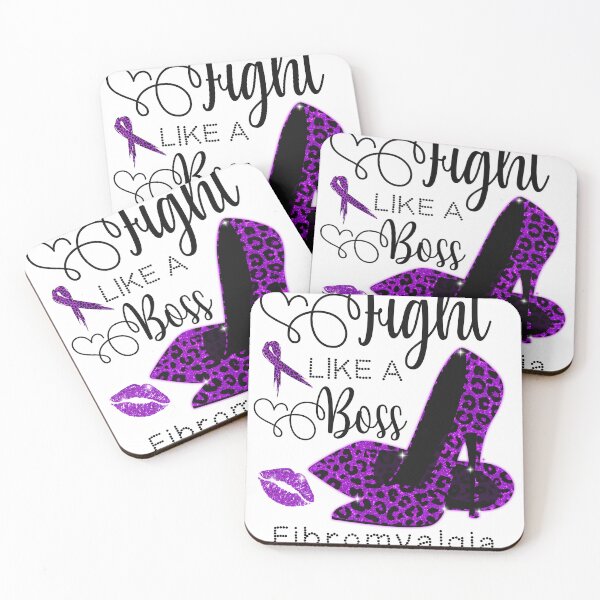 Item preview, Fight Like Boss fibromyalgia Awareness High Heels Strong Girl designed and sold by Master Jay.