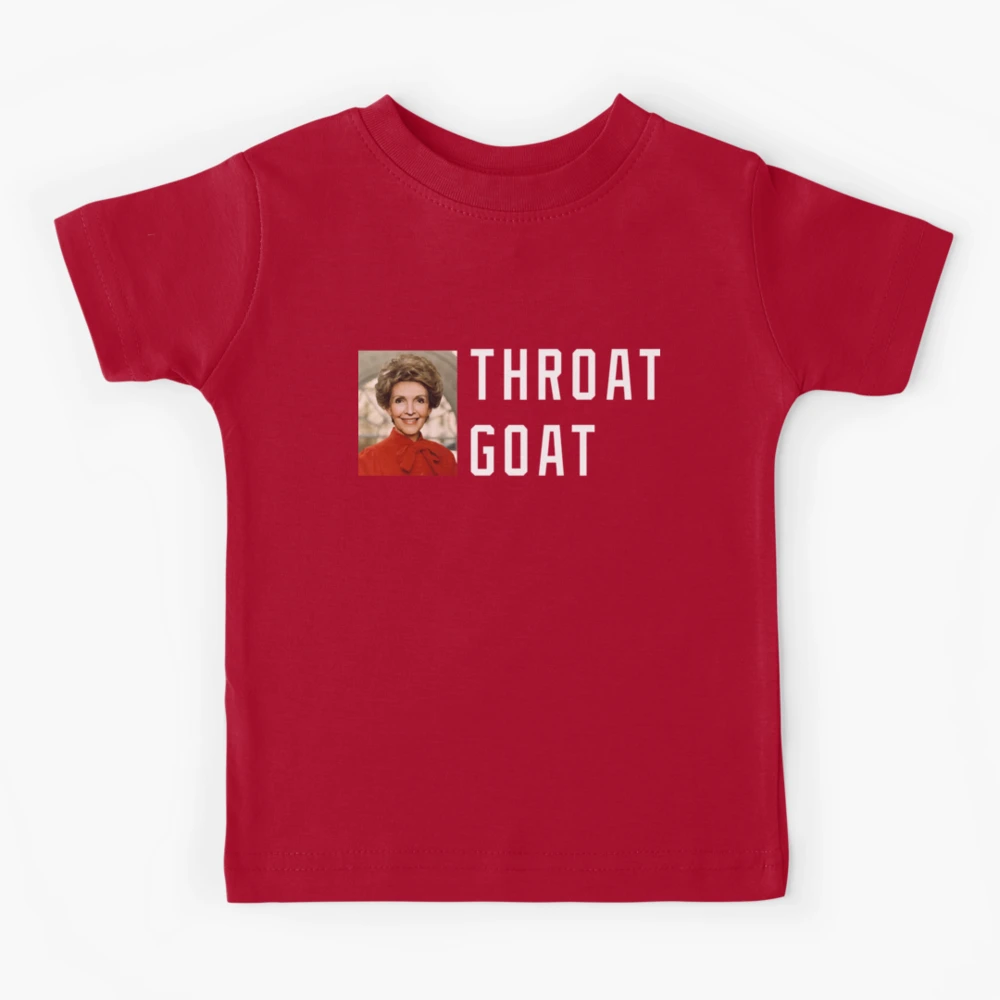 Throat Goat - Nancy Reagan | Kids T-Shirt