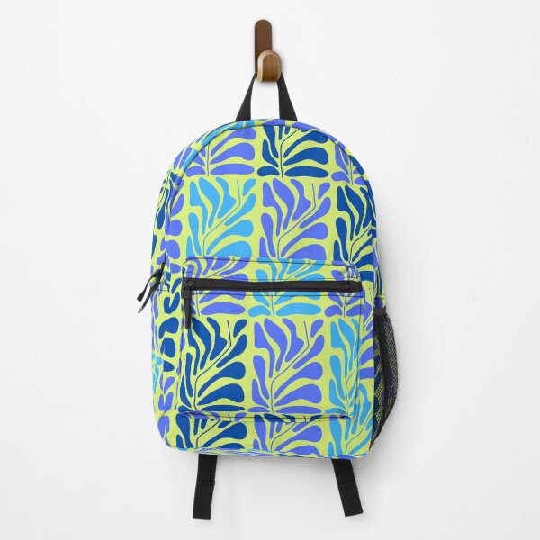 Item preview, Colorful abstract plant pattern retro style 1970s inspired designed and sold by Designbyfia.