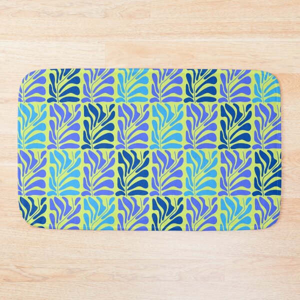 Item preview, Colorful abstract plant pattern retro style 1970s inspired designed and sold by Designbyfia.