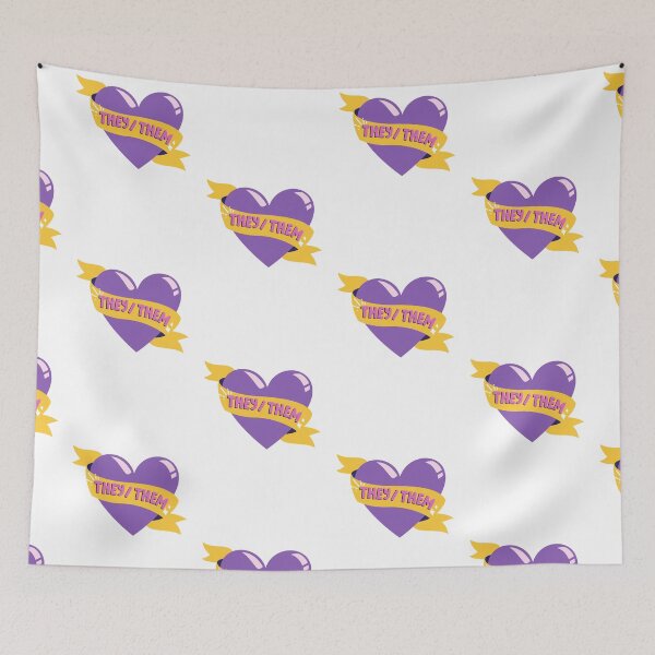 Item preview, They/Them Pronouns designed and sold by leafsquare.