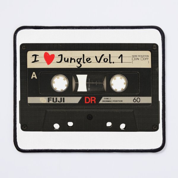 Item preview, I Love Jungle Music Cassette Tape designed and sold by RichTeeDesigns.