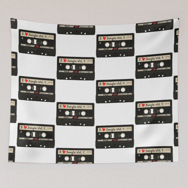 Item preview, I Love Jungle Music Cassette Tape designed and sold by RichTeeDesigns.
