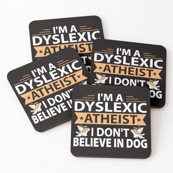Item preview, Dyslexic Atheist designed and sold by FutureIsRetro.