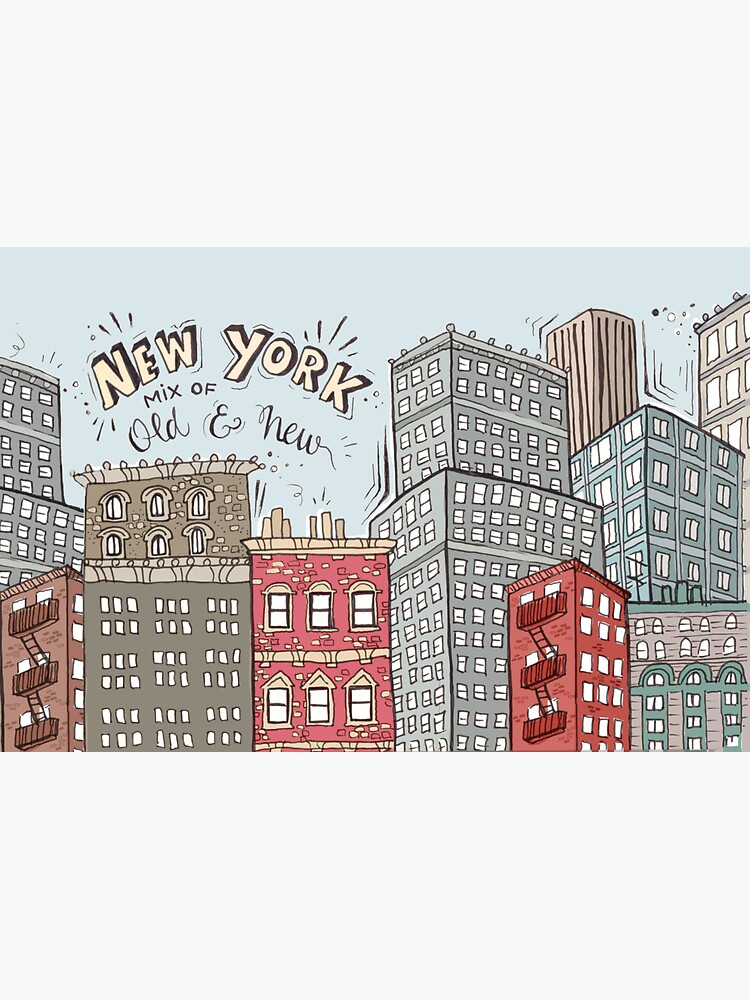 New York City Illustration by mirunasfia
