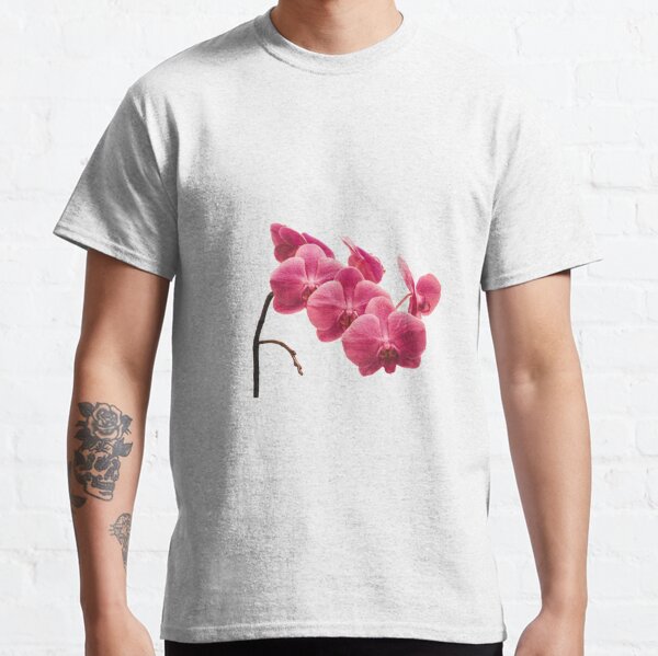 Unisex T-Shirt,Orchid Flower Butterfly Fashion Personality Customization