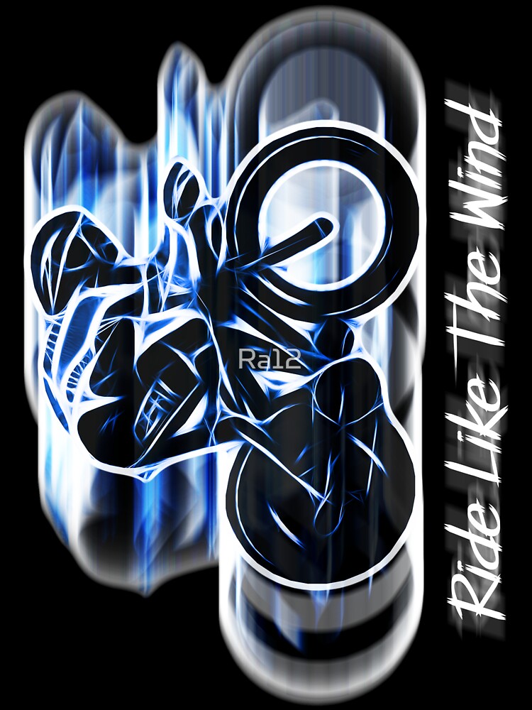 "Ride Like The Wind (version 2)" Sticker for Sale by Ra12 Redbubble