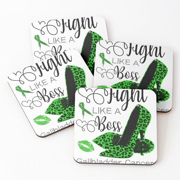 Item preview, Fight Like Boss Gallbladder Cancer Awareness High Heels Strong Girl designed and sold by Master Jay.