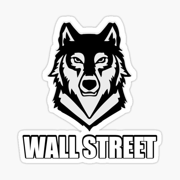 "Wolf of Wall Street" Sticker by MarcosSolisC Redbubble