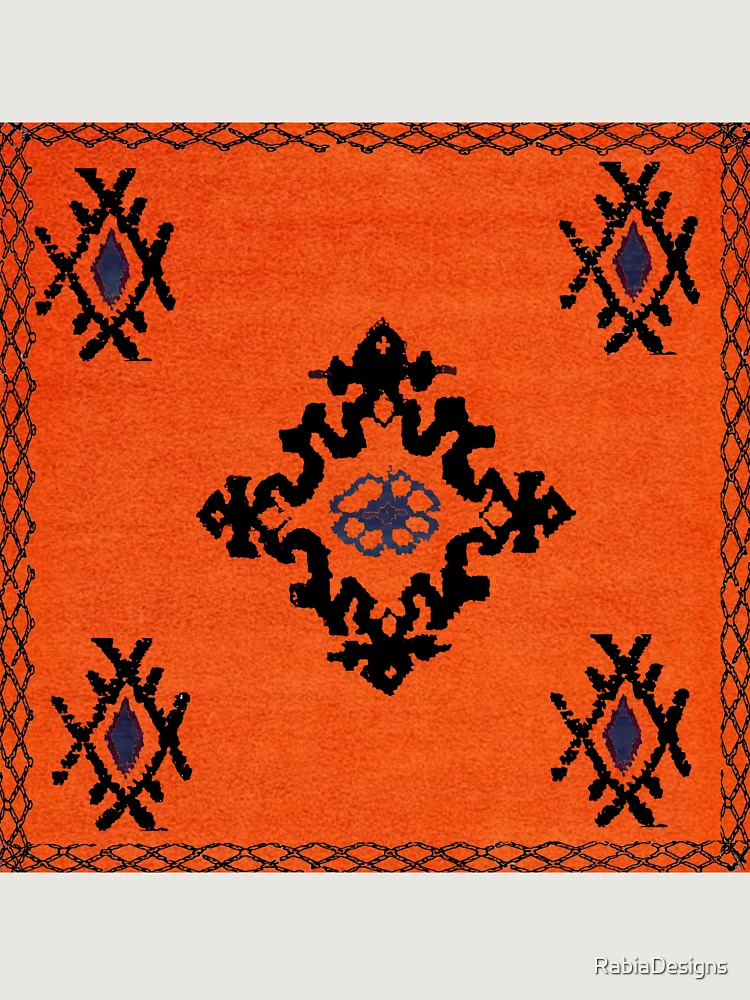 Thumbnail 6 of 6, Premium Oversized Hoodie, Moroccan Traditional Rug Style -Berber-Rug-Style designed and sold by RabiaDesigns.