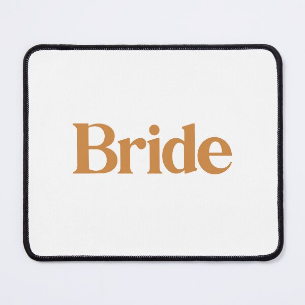 Item preview, Bride - Typography Text Design - Mustard designed and sold by heyluckyseven.