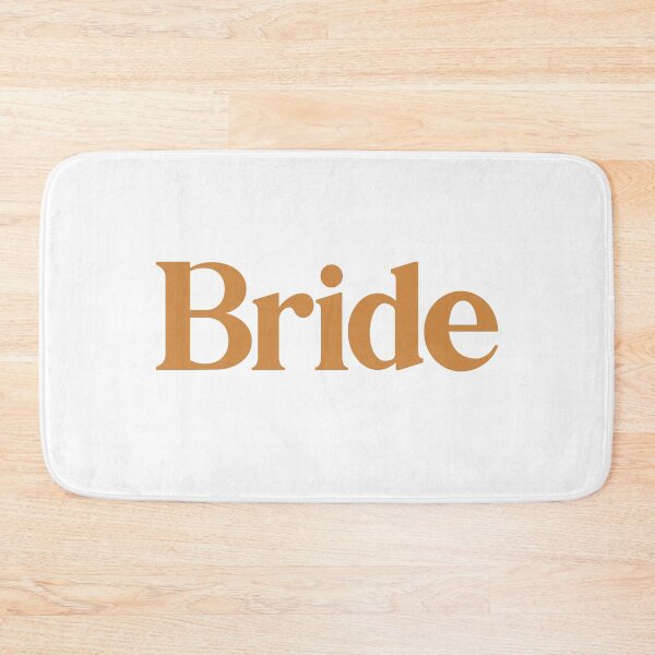 Item preview, Bride - Typography Text Design - Mustard designed and sold by heyluckyseven.