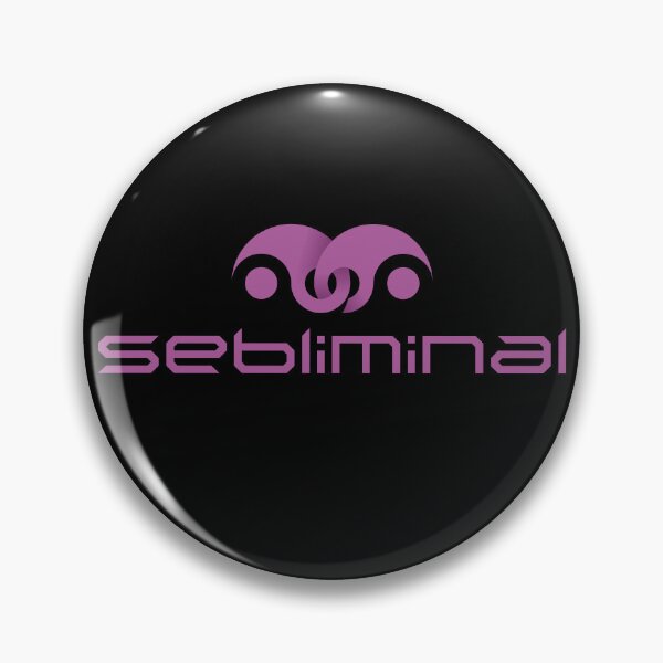 Item preview, Sebliminal Logo Merch Merchandise - Pink Purple on Black designed and sold by PsyStudioShop.