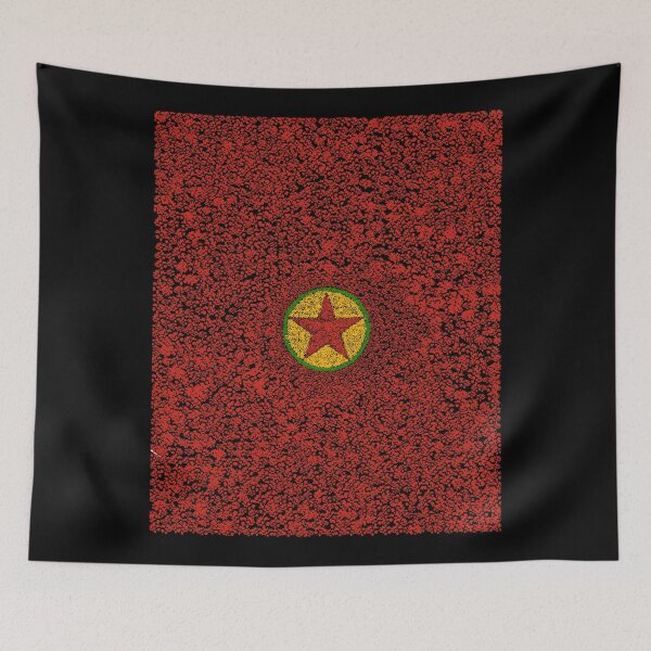 Item preview, PKK Flag designed and sold by KurdishShops.