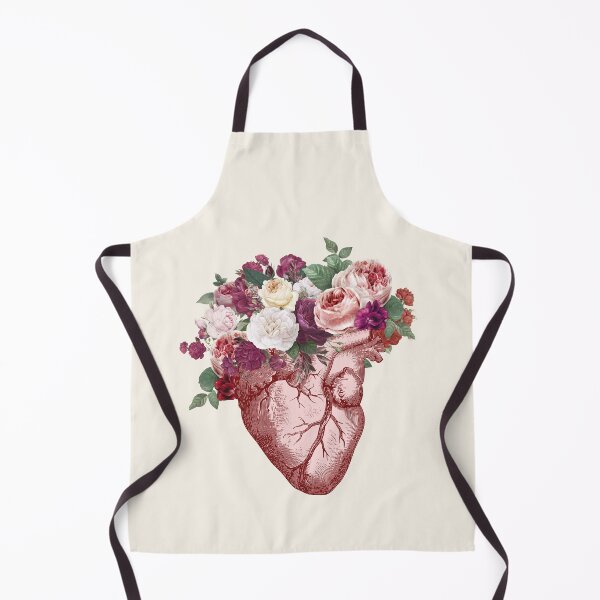 Item preview, Anatomical floral heart designed and sold by CatsAndDots.