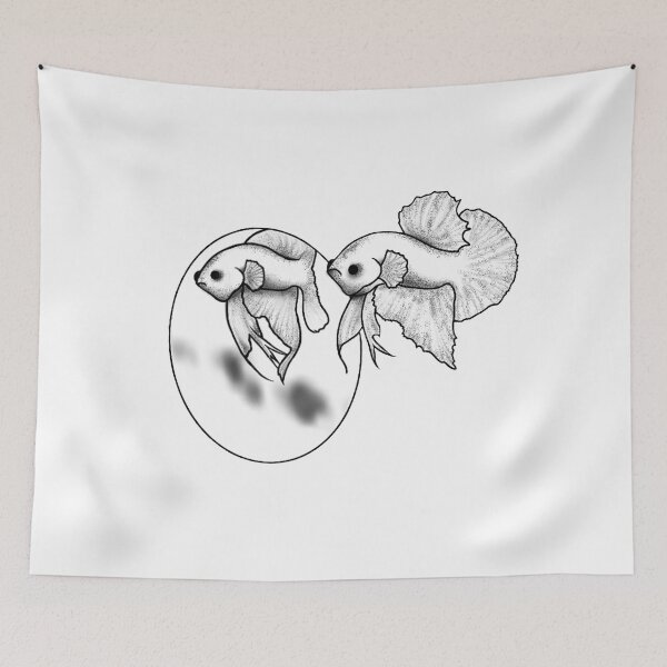 Item preview, Gold Fish Judgement designed and sold by Pickledoodles97.
