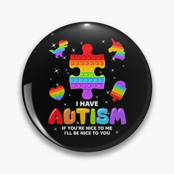Item preview, Kind Colorful Pop It Fidget Toys Autism Awareness Nice Autistic designed and sold by Master Jay.
