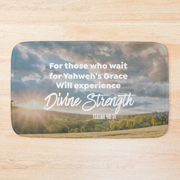 Item preview, For Those Who Wait For Yahweh’s Grace Will Experience Divine Strength - Isaiah 40:31 designed and sold by JacquelineLim.