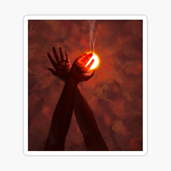 Burn Sticker