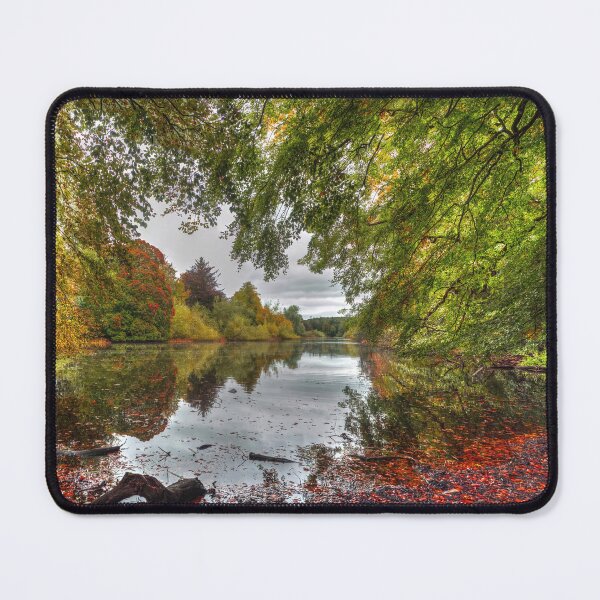 Aperçu de l'œuvre L'émotion d'automne au bord du lac Aberdeenshire rural Ecosse créée et vendue par OBTImaging.