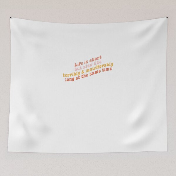 Item preview, Life is short but also like terribly and insufferably long at the same time Classic T-Shirt designed and sold by SteffenDorn.