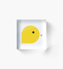 A single chick Acrylic Block