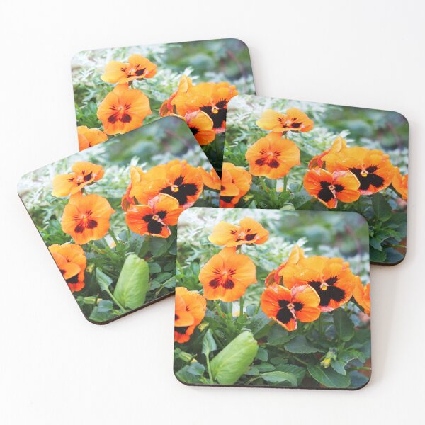 Item preview, Orange Pansies  designed and sold by Cynthia48.