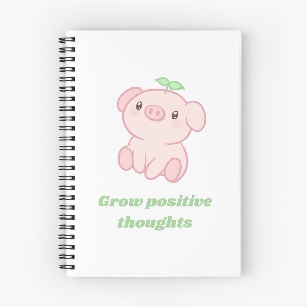 Aperçu de l'œuvre Devenez positif avec des cochons mignons créée et vendue par Tifitos.
