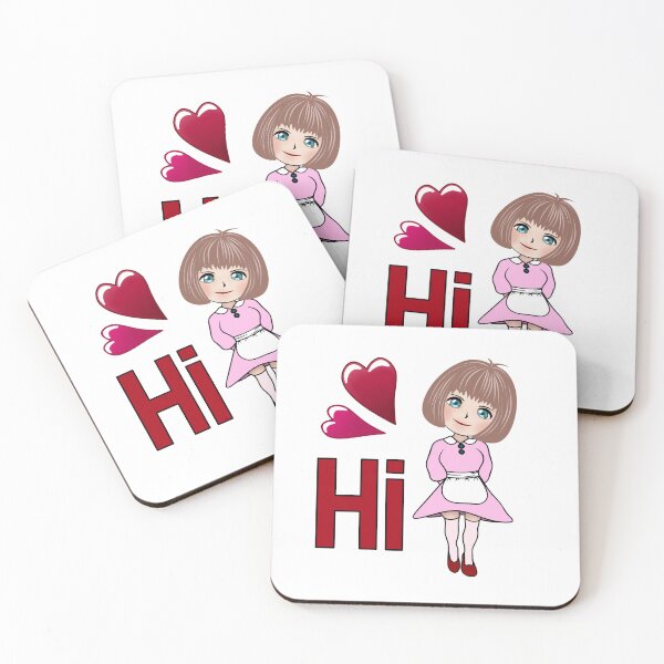 Item preview, Cute girl saying hi designed and sold by Mangwaokham.