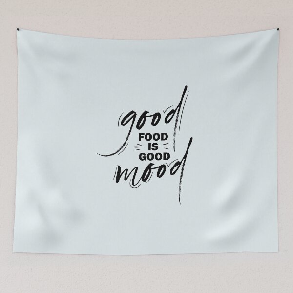 Item preview, good food is good mood designed and sold by placeit.