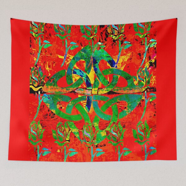 Item preview, Celtic Green Forever Rose Art Work designed and sold by EdwardMonet.