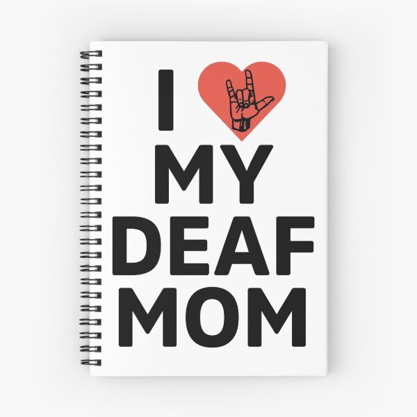 Item preview, I love my deaf mom designed and sold by xesed.