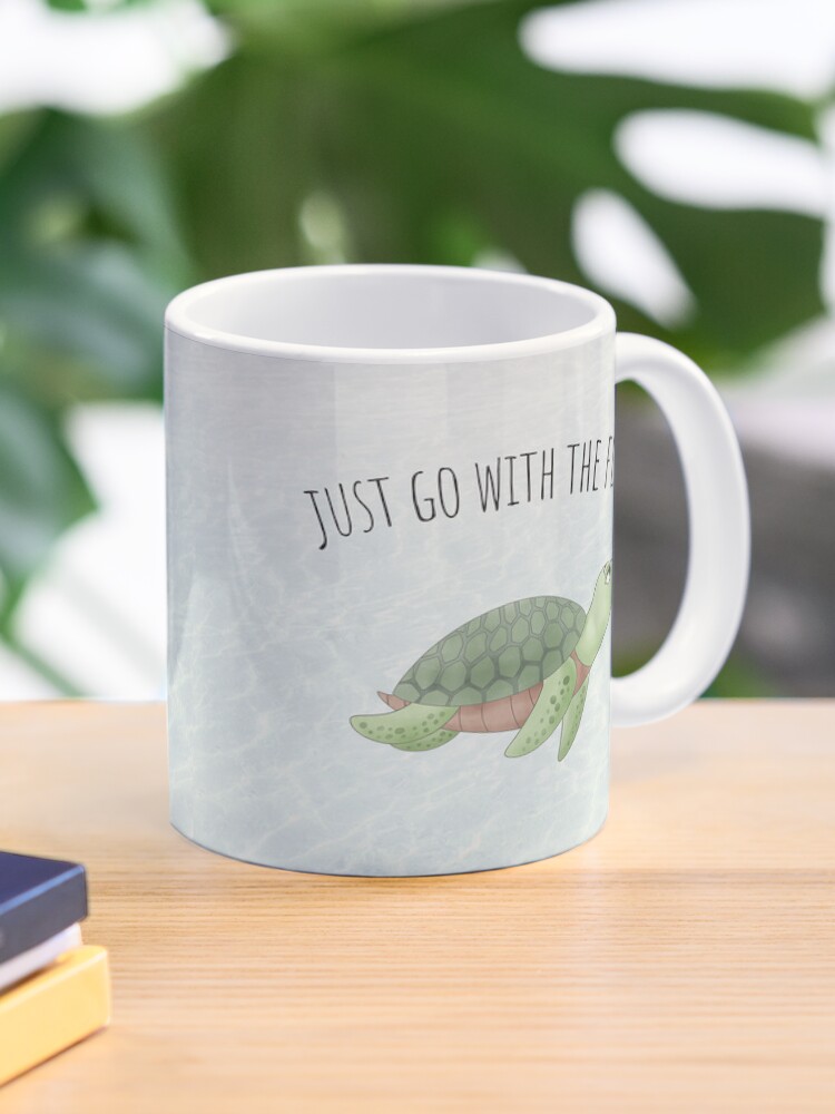 Thumbnail 1 of 6, Coffee Mug, Just go with the flow John Strelecky Brand Mug designed and sold by JohnStrelecky.