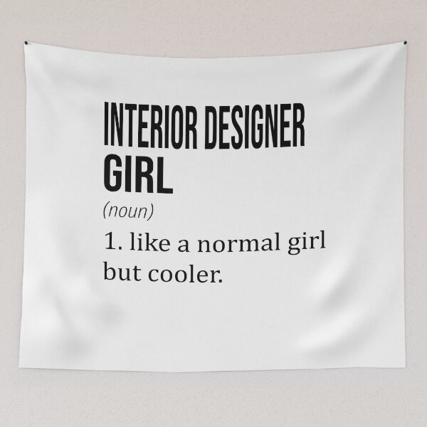 Item preview, INTERIOR DESIGNER Girl Like A Normal Girl But Cooler - Funny INTERIOR DESIGNER designed and sold by YukiShop.